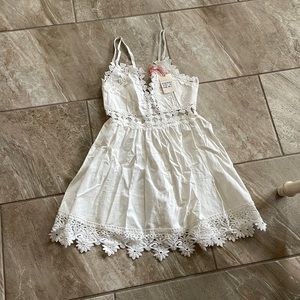 Raga White and Lace Dress